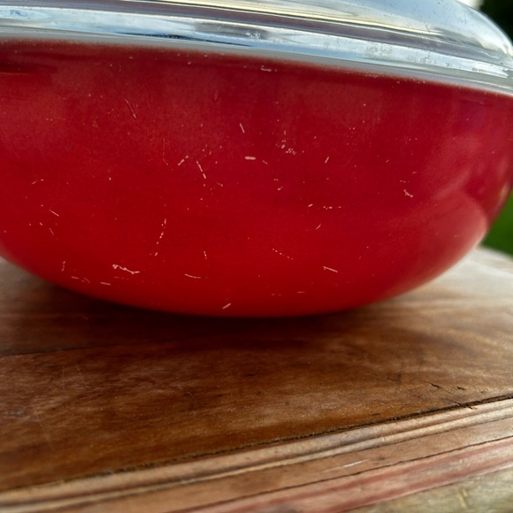 2 Qt Pyrex Pink Flamingo Vintage Casserole Dish with Lid 1950s-1960s - Picture 5 of 9